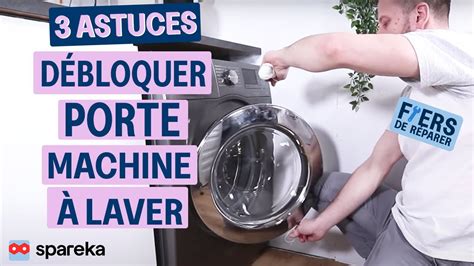 Comment débloquer la sécurité de la machine à laver .